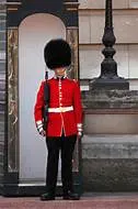 Bear Skin Hats and rifles.