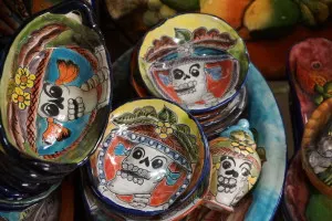 Catrina Images on china. Market in San Miguel de Allende