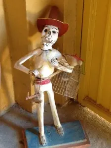 Skeleton in Mexican Folk Art. San Miguel de Allende