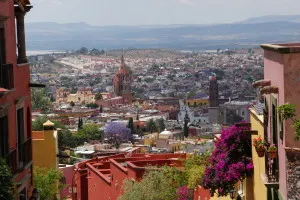 View of San Miguel on the walk back from El Charco Del Ingenio.