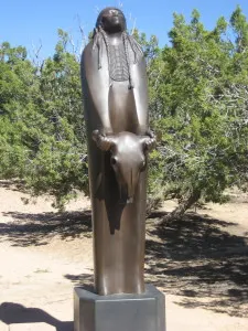 Allan Houser's sculpture garden