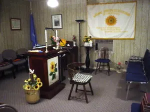 Inside the Central Spiritualist Church of Oklahoma City