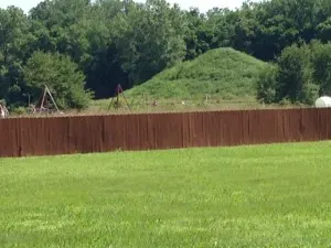 "Craig Mound" at the Spiro Mounds Archeological Center