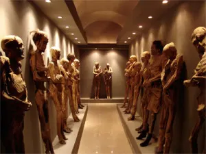 Standing room only in the Museum of the Mummies