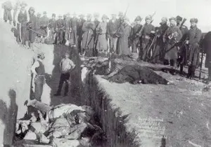 Mass Grave for Lakota massacred at Wounded Knee