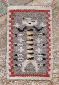 Monster Slayer represented on a weaving