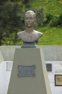A tribute to Eva Peron in Ushuaia, Argentina.