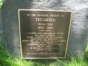 In memory of Tecumseh